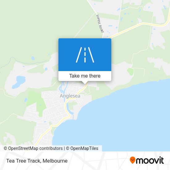 Tea Tree Track map