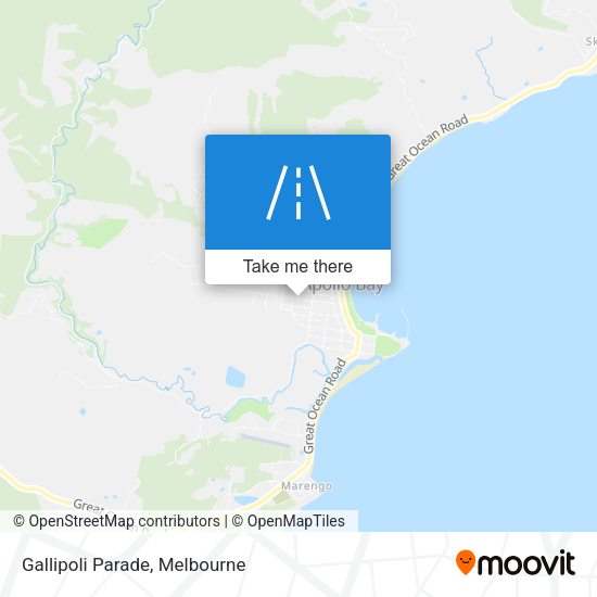 Gallipoli Parade map