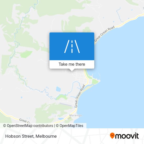 Hobson Street map