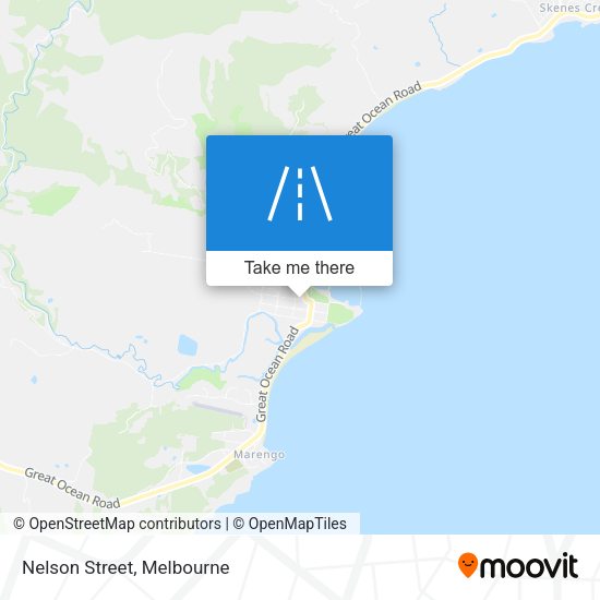 Nelson Street map