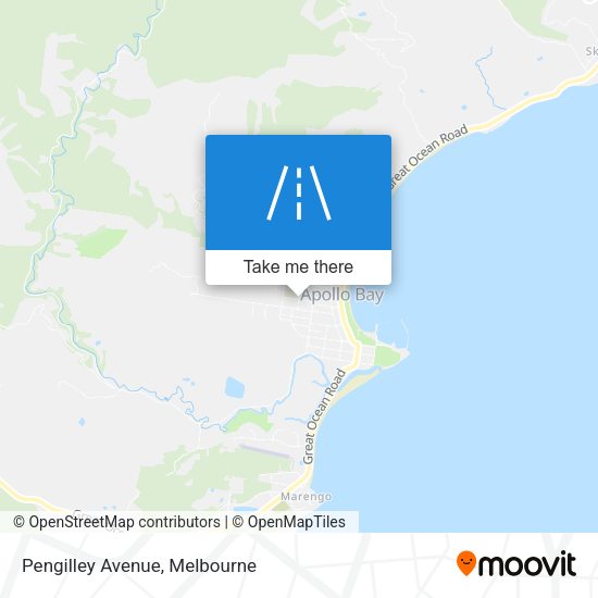 Pengilley Avenue map