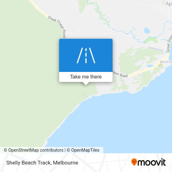Shelly Beach Track map