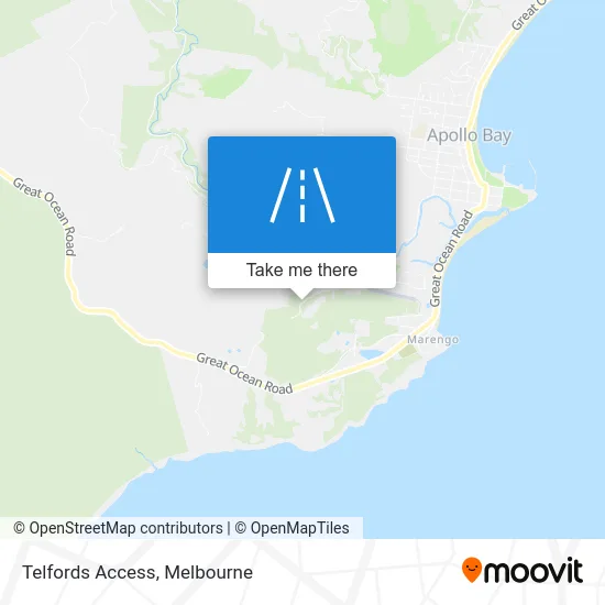 Mapa Telfords Access