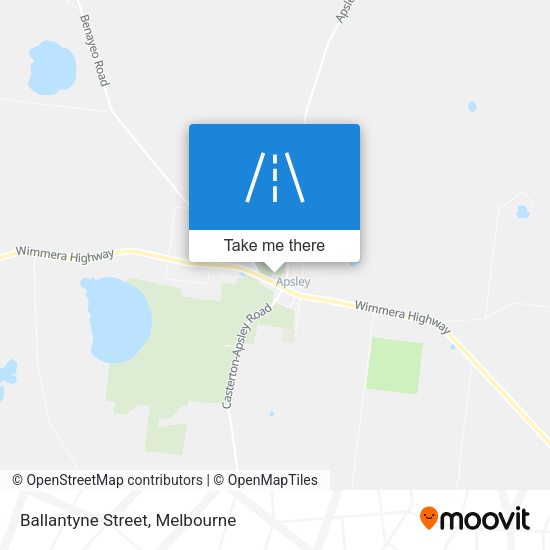 Ballantyne Street map