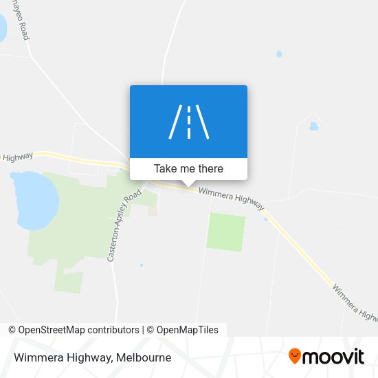 Wimmera Highway map