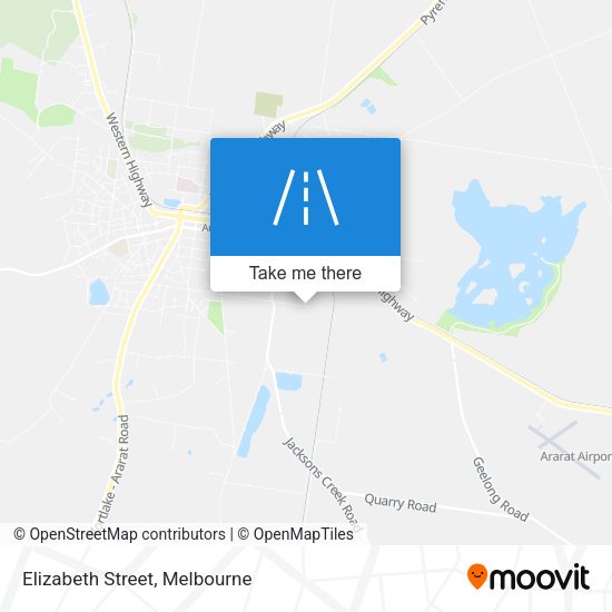 Elizabeth Street map