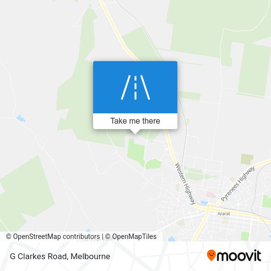 G Clarkes Road map