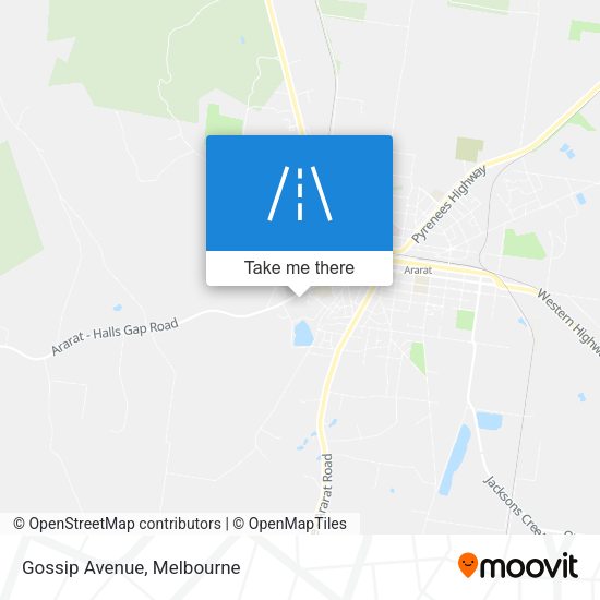 Gossip Avenue map