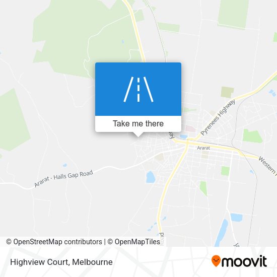 Highview Court map