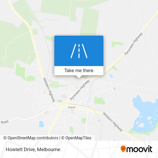 Howlett Drive map