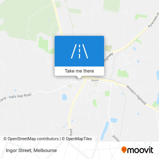 Ingor Street map
