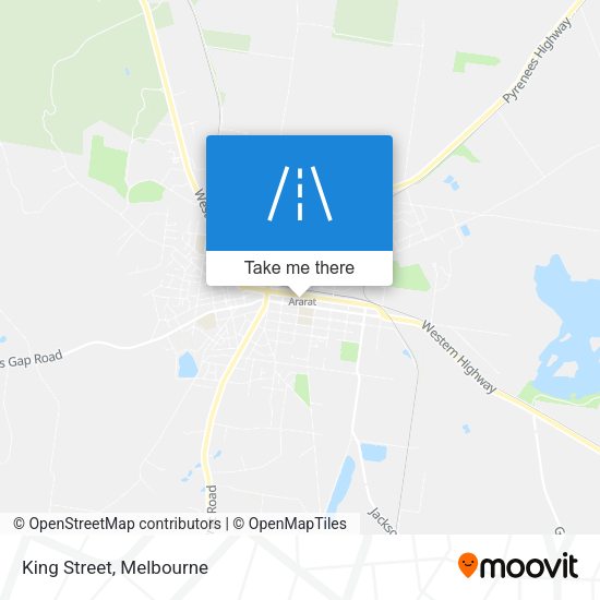 King Street map