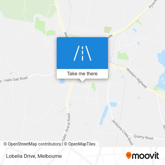 Lobelia Drive map