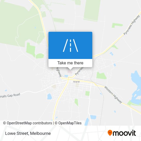 Lowe Street map