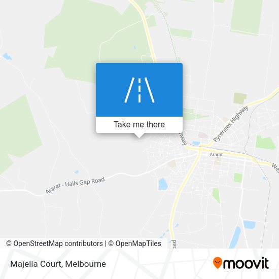 Majella Court map