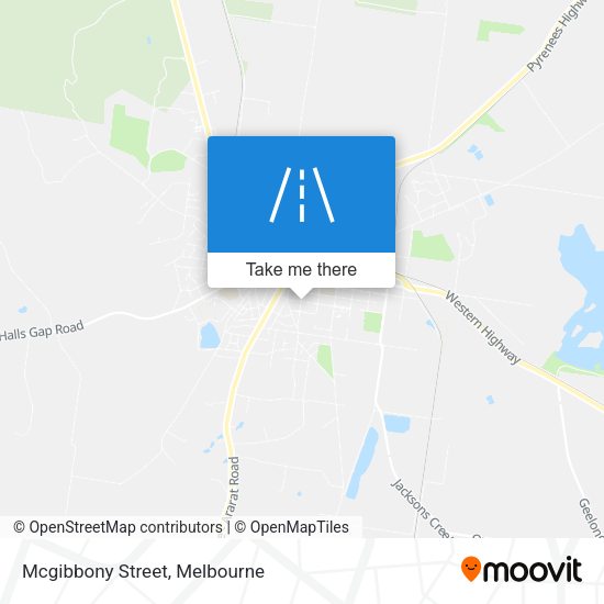 Mcgibbony Street map