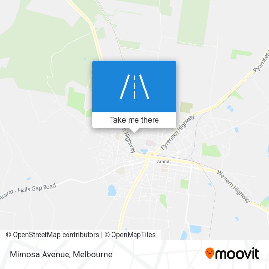 Mimosa Avenue map