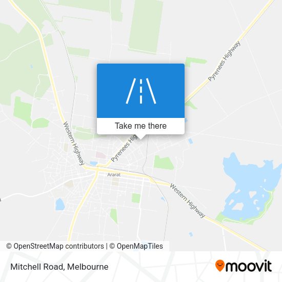 Mitchell Road map