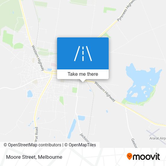 Moore Street map