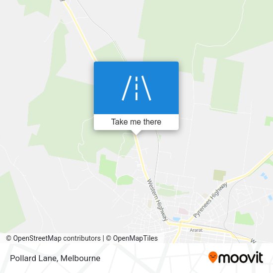Pollard Lane map