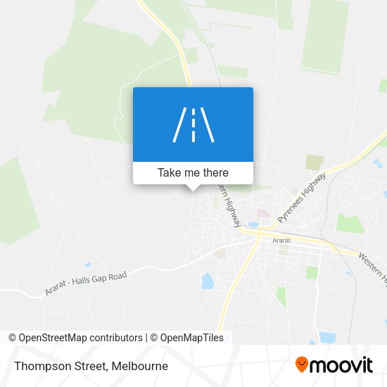 Thompson Street map