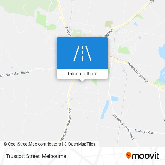 Truscott Street map