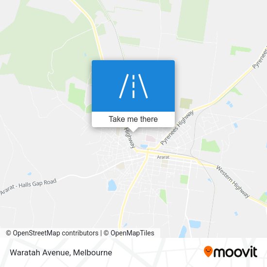 Waratah Avenue map