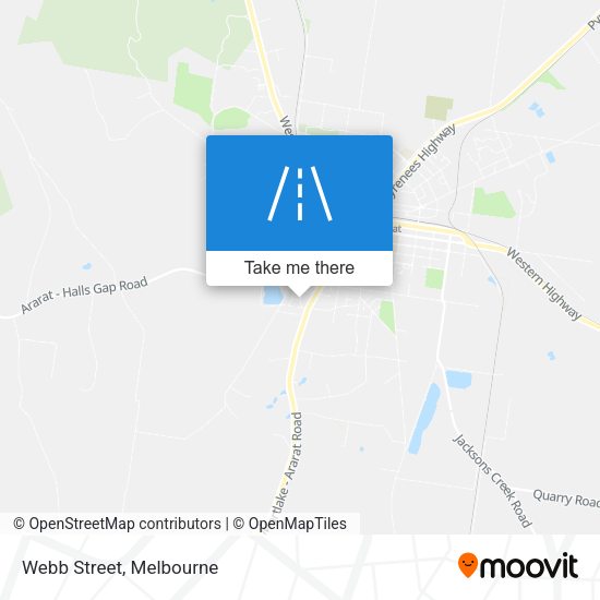 Webb Street map