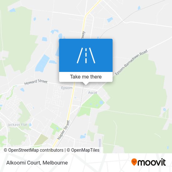 Alkoomi Court map