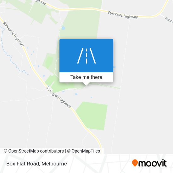 Box Flat Road map