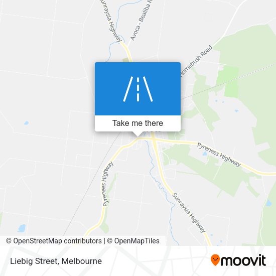 Liebig Street map