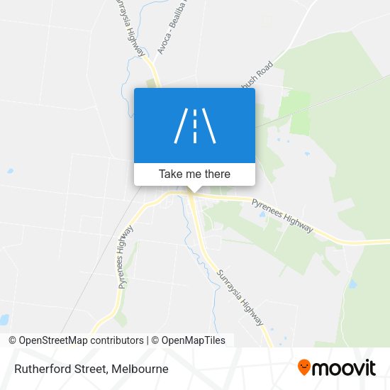 Rutherford Street map