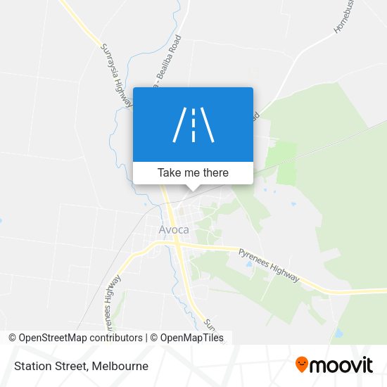 Station Street map