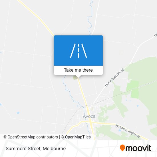 Summers Street map