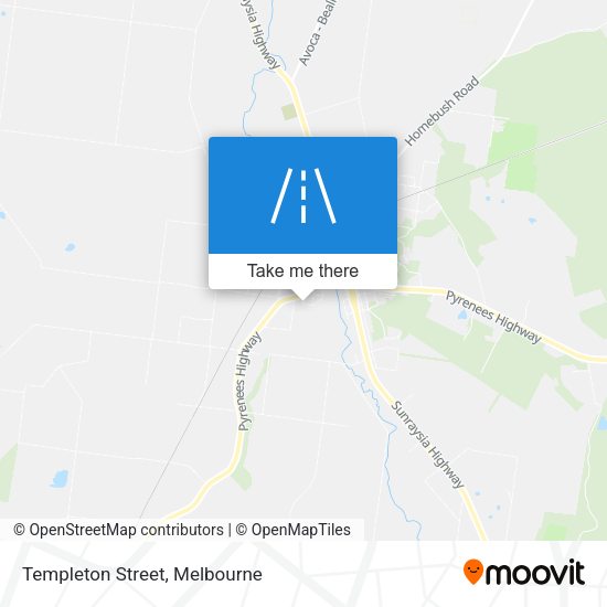 Templeton Street map