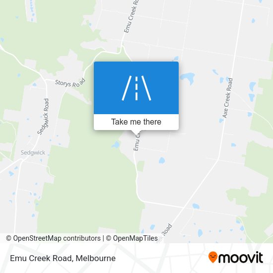 Emu Creek Road map