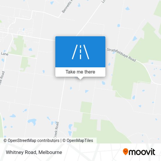 Whitney Road map