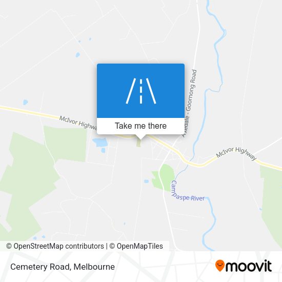 Cemetery Road map