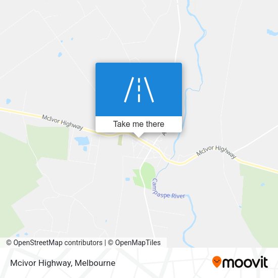 Mcivor Highway map