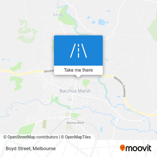 Boyd Street map