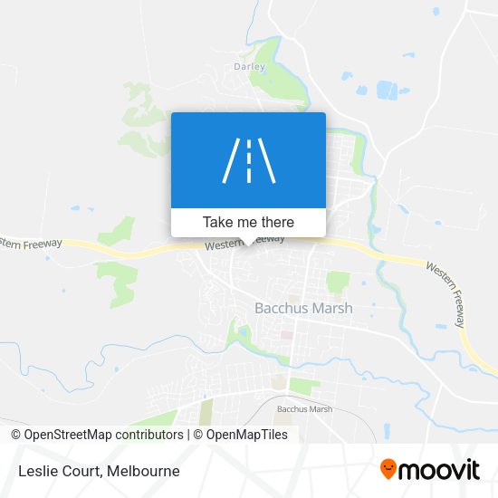 Leslie Court map