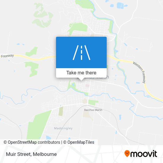 Muir Street map