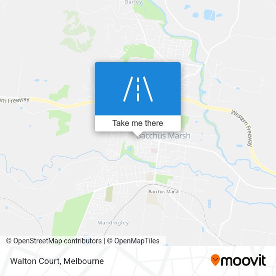 Walton Court map