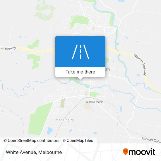 White Avenue map