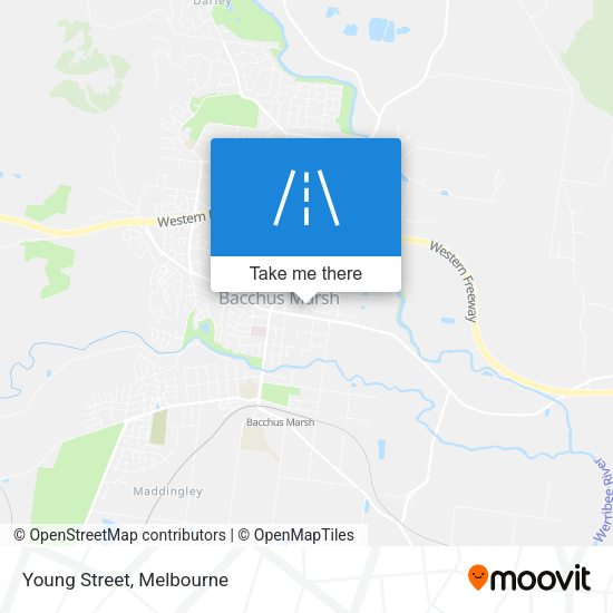 Young Street map