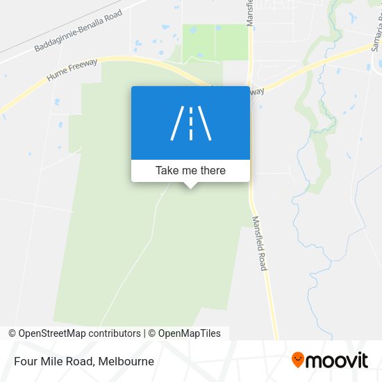 Four Mile Road map