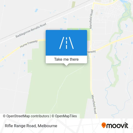 Mapa Rifle Range Road