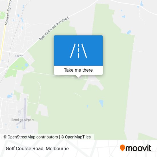 Golf Course Road map