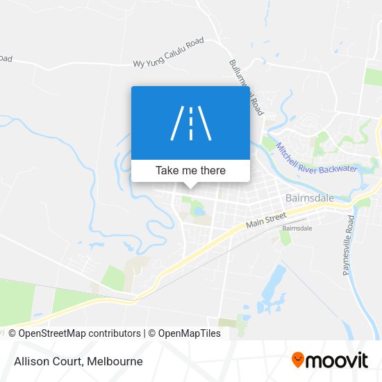 Allison Court map