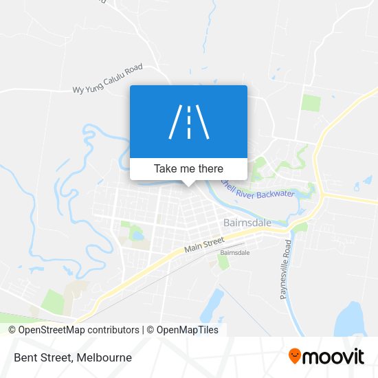 Bent Street map